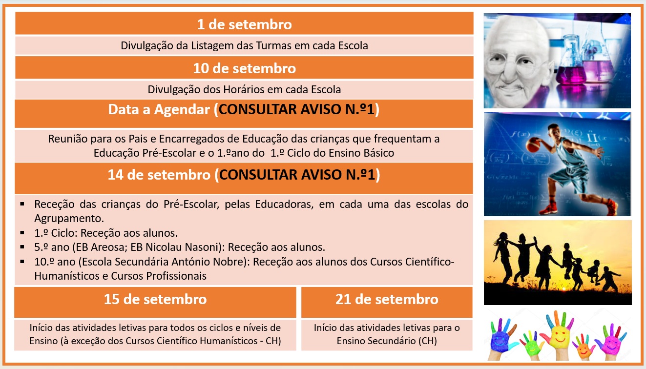 LANÇAMENTO DO ANO LETIVO COM AVISO N.º1